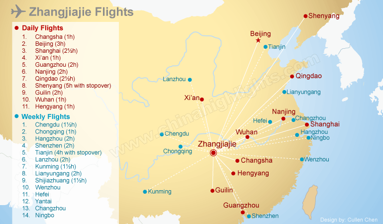 How can I get to Zhangjiajie?
