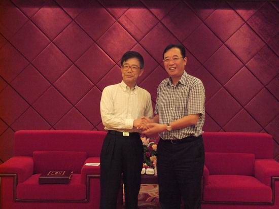 Zhao Xiaoming Met with Japanese friends, Toshiaki Kamei