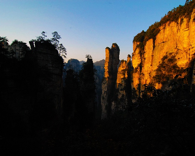 Zhangjiajie, Yaozizhai autumn landscape picture