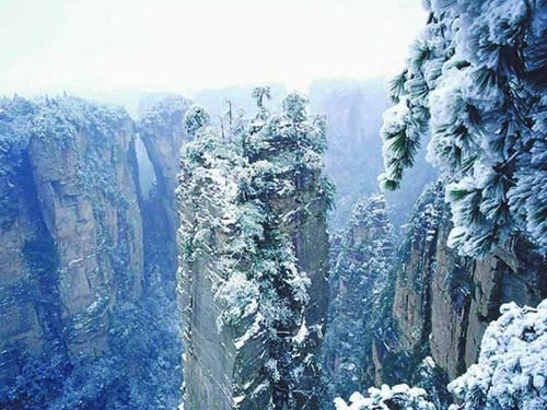Four Points to Visit Zhangjiajie in winter