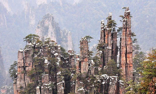 Wulingyuan Geopark in Zhangjiajie