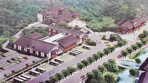 Baofeng Lake Tourist Center Construction is expected to be put into use in June