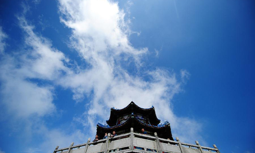 Cloud Scenery of Tianmen Mountain in Zhangjiajie