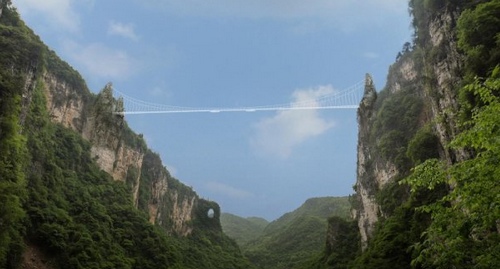 ZJJ Glass Bridge is included in one of “The most fascinating viewing bridge”