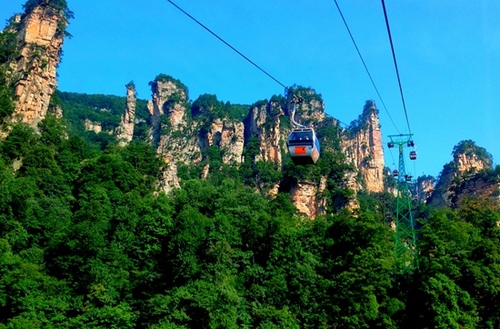 Zhangjiajie Tianzi Mountain Cableway has entered into the debugging stage