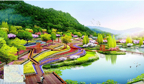 Longshan Botanical Garden Starts Construction in Yueyang