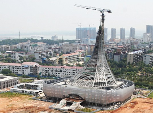 Main Structure Construction of Largest Church-themed Park Completed