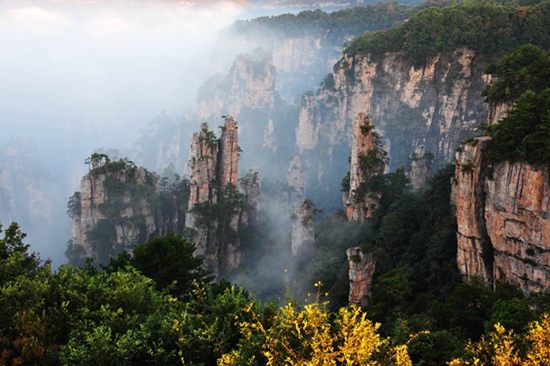 Zhangjiajie autumn tourism: Beauty of the sea of clouds