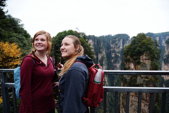 Zhangjiajie winter beauty, Attracting many &quot;Waiguoren&quot;