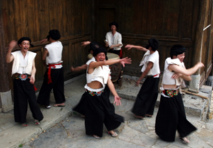 Tujia Minority jumping funeral dance