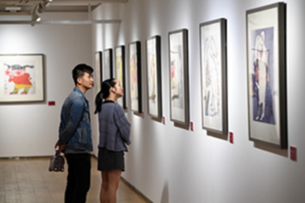 Huang Yongyu’s Zodiac Animal Paintings Exhibition Held in Changsha
