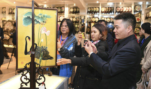 ‘Belt and Road’ Countries Journalists Experience Hunan Embroidery