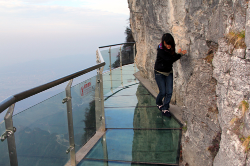 Where is Glass walkway in Zhangjiajie?