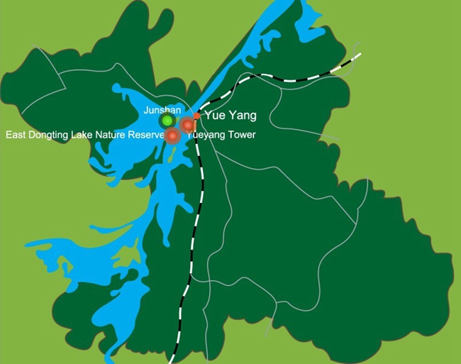 Yueyang Tourist Map