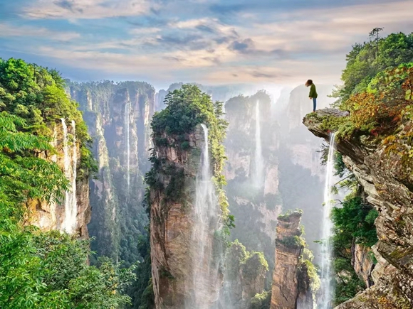 4D3N Camp tour for Avatar Helicopter Ride and Canyon Bungee Jumping and Qixing Mountain Skyladder