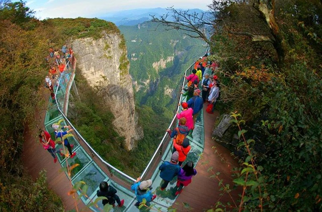 Tianmenshan Glass Plank Road Introduction